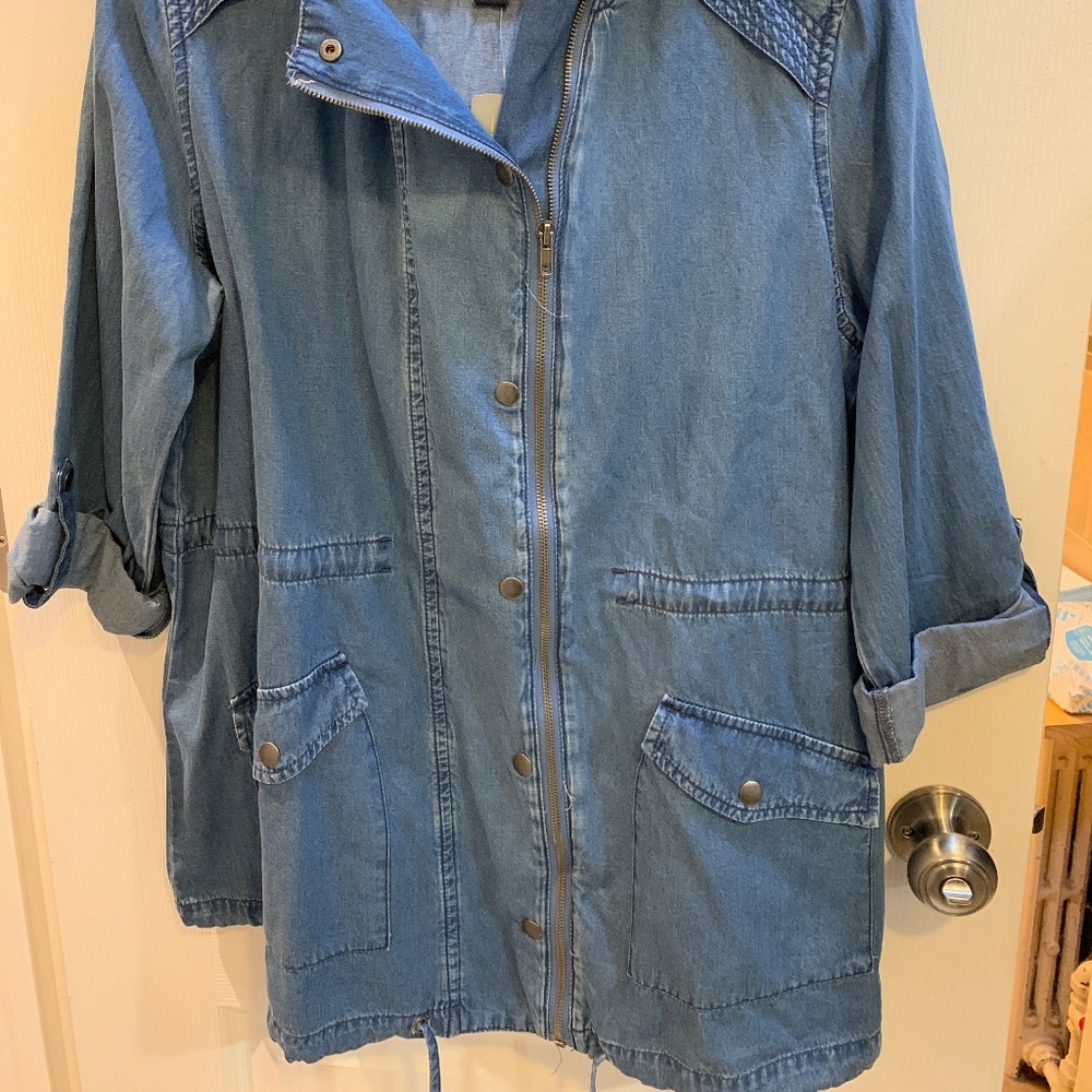 Denim Utility Jacket - Picture 2 of 5